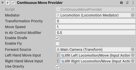 ContinuousMoveProvider